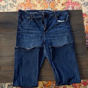 American Eagle OutfitterDeep Indigo Skinny Kick Jeans